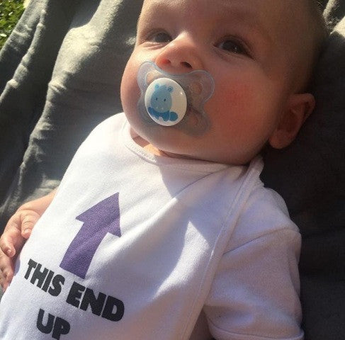 This End Up Baby Bib – Hazard Baby - Main Image